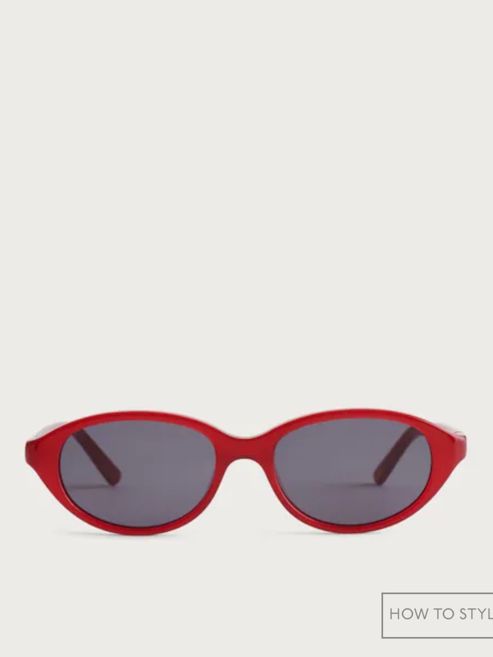 Brand New Madewell Solina Oval Sunglasses in Pomegranate Seed